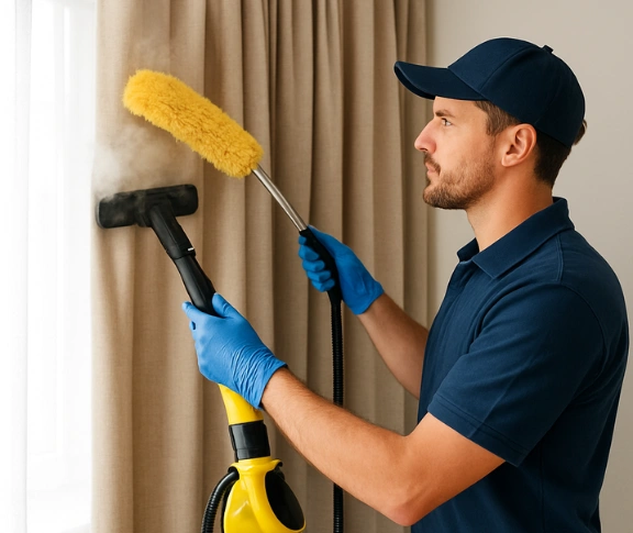 Trusted drapes cleaning technician Matty Curtain Cleaning ringwood-vic QLD