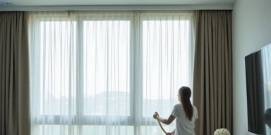 Delicate sheer drape cleaning ringwood-vic Matty Curtain Cleaning